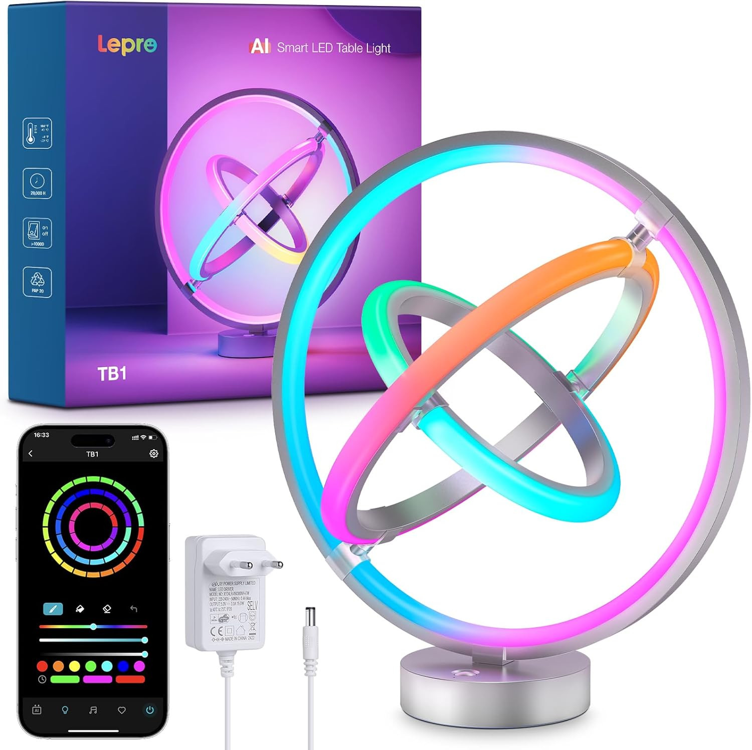 Lepro TB1 AI Smart: La Lampada Definitiva per Setup Gaming RGBIC