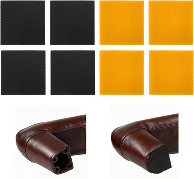 8 Pack Boot Heel Replacement,2.44X2.44''3.5Mm Rubber Heel Pads, Non-Slip Square