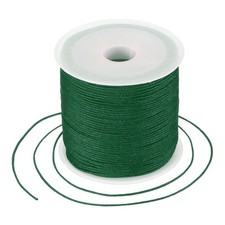 0.8mm Nylon String for Bracelets 44 Yards Nylon Beading Thread Dark Green 