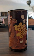1975 Weaver Popcorn Pop Coin Bank A Roo Kangaroo Tin Bank Vintage EUC 6" x  3.5"