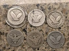Barber & Standing Liberty Silver Quarters Lot 1899 1906 1916 1919 1926 US Coins