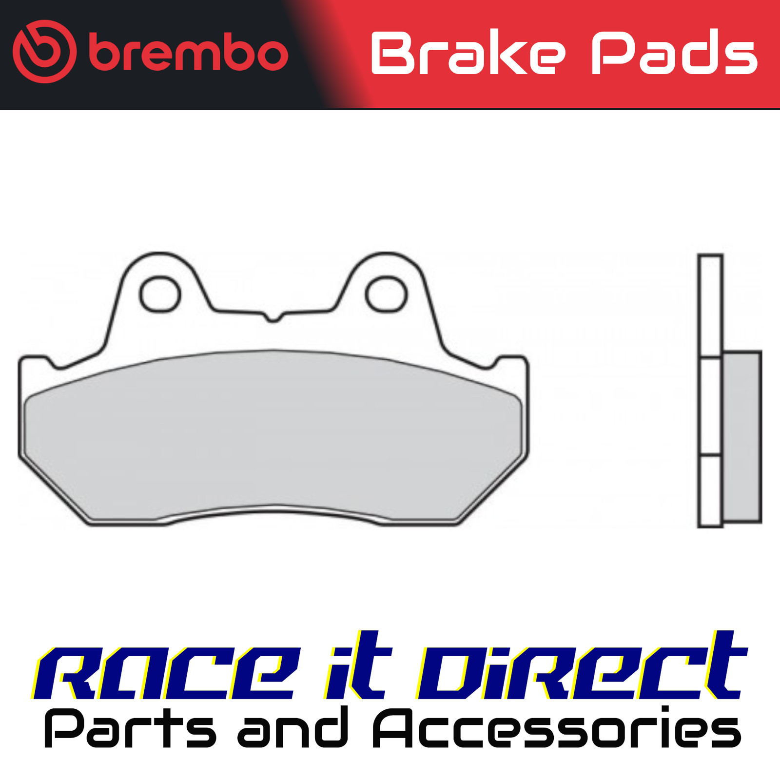 Brake Pads for HONDA VFR 750 F 1986-1987 Rear OG Street Brembo