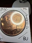 Toner Alert! 1924 Peace Silver Dollar-Raw Toner