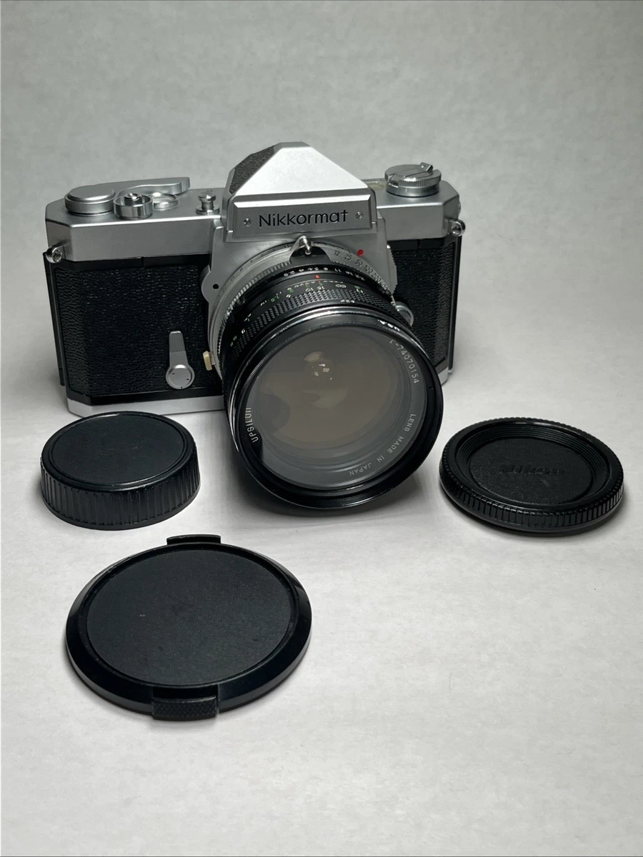 Reflex Argentique MF NIKON NIKKORMAT FTN 35mm Film + BOUCHON/SANGLE/BROCHURE