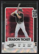 2021 Panini Contenders #77 Matt Chapman Optic Red Wave