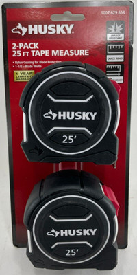 Husky  - Tape Measure - 2 Pack - 25 ft.