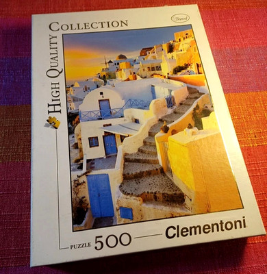 Puzzle Clementoni 500 pezzi - Grecia Travel Collection - Art. 30304 View of Oia