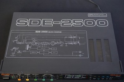 Roland MIDI Digital Delay SDE-2500 1U Rack Effects FX - 100V | eBay