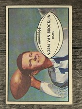1953 Bowman #11 Norm Van Brocklin (VGEX)
