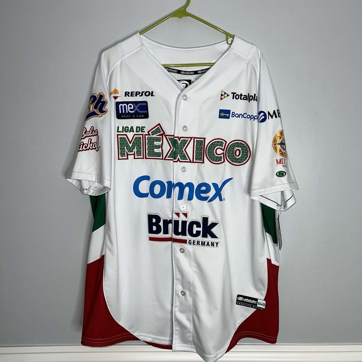 Mexico Baseball Jersey Serie Del Caribe 2025 Mens XL White El