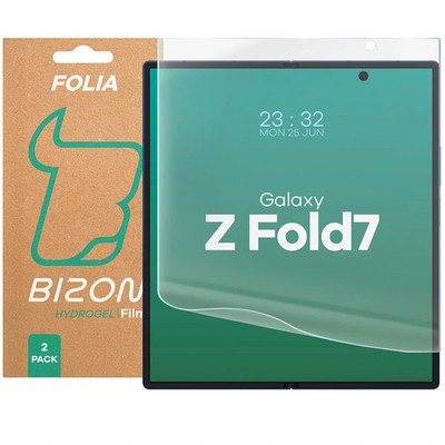 2x Hydrogel Schutzfolie für Galaxy Z Fold7 Bizon Displayschutzfolie Folie Film