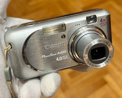 Canon PowerShot A430 4.0MP Compact Digital Camera - Silver | eBay