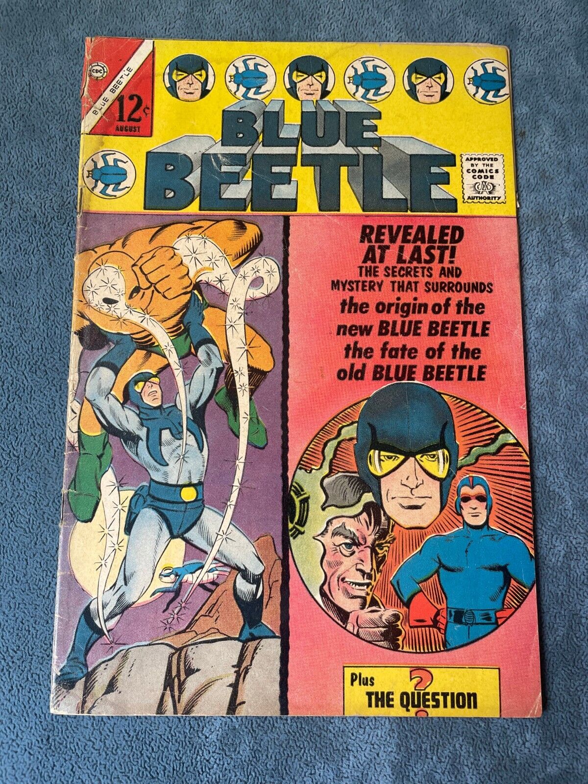 Blue Beetle #2 1967 Charlton Comic Book Silver Age Key Steve Ditko Low Grade