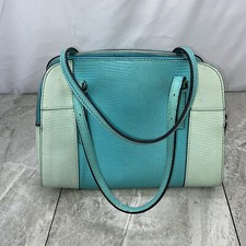 Guess Authentic Womens Bag Aqua and Light Green Handbag Vintage