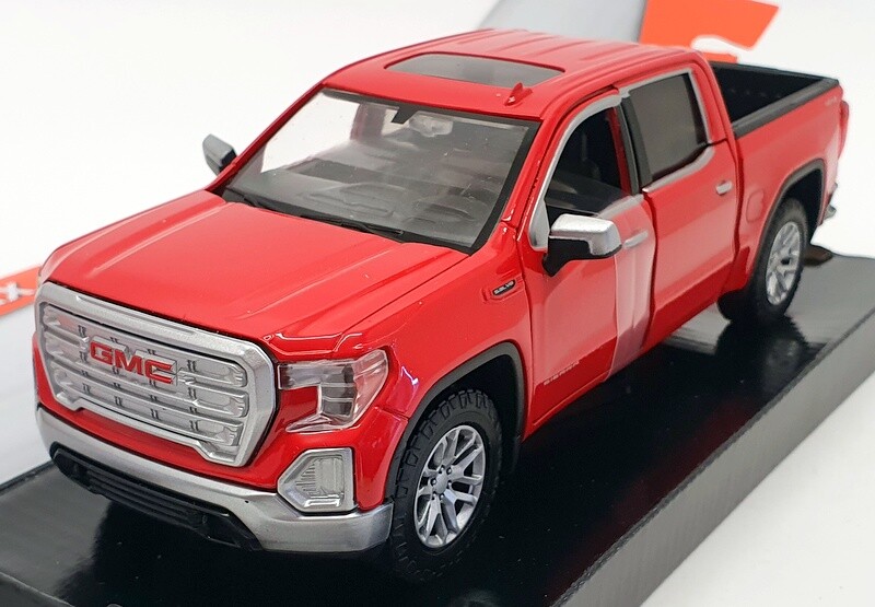 2019 Ford GMC Sierra 1500 SLT Crew Cab Red 1/27 Scale Diecast by Motor Max