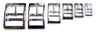 Doppelstegschnalle Doppelschnalle verchromt Doppelsteg Schnalle Halsband (E28)
