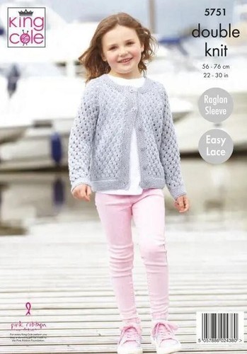 King Cole Strickmuster Für Damen Pullover & Strickjacke – Anleitung Für Cottonsoft DK, Größen 81-107 Cm