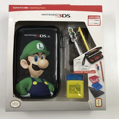 NEUF NEW pochette stylet officiel luigi nintendo new 3DS XL DS DSI lite