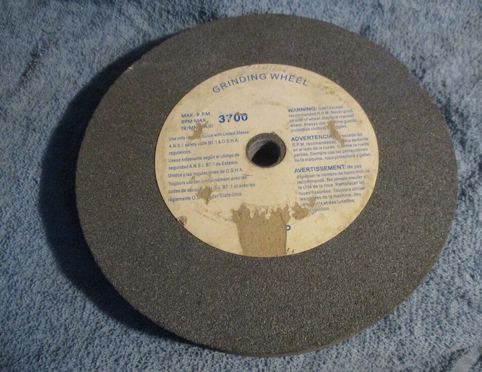GRINDING WHEEL 8" x 1 x 5/8, Model A 60P, 3700 RPM, PreOwned eBay