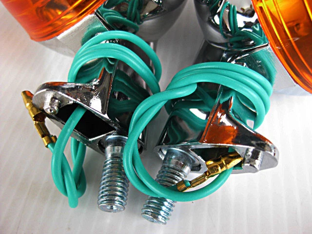 Fit SUZUKI T20 T21 T90 T125 WOLF STINGER REAR TURN SIGNAL WINKER SET (2PCS)#BI# Foto 4 de 4