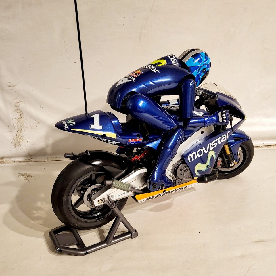 Rare Large RC MOVISTAR Motorcycle 1/5 Scale SUPERB | eBay UK