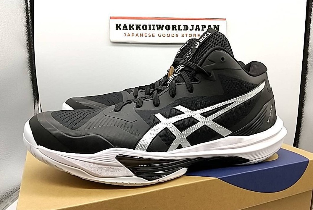 Asics Volleyball Shoes SKY ELITE FF MT 3 Black/Pure Silver Asics Volleyball Shoes SKY ELITE FF MT 3 Black/Pure Silver