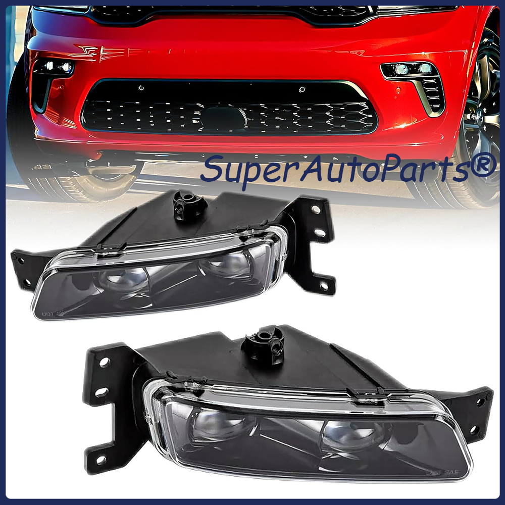 Bumper Fog Light Pair LED DRL Driving Lamp For Dodge Durango SRT 2018-2022 2023
