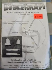 NobleKraft - Dornier Do 17Z Propellers - Metal Model Kit Accessories