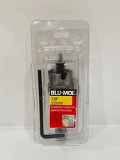 Blu-Mol 7/8"-Inch 22mm Tungsten Carbide Hole Saw Holesaw Cutter Drill Bit