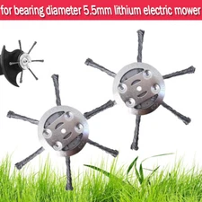 2Pcs Steel Wire Grass Trimmer Head Tool Kit Lawn Mower Weeding Head Brush Cutter