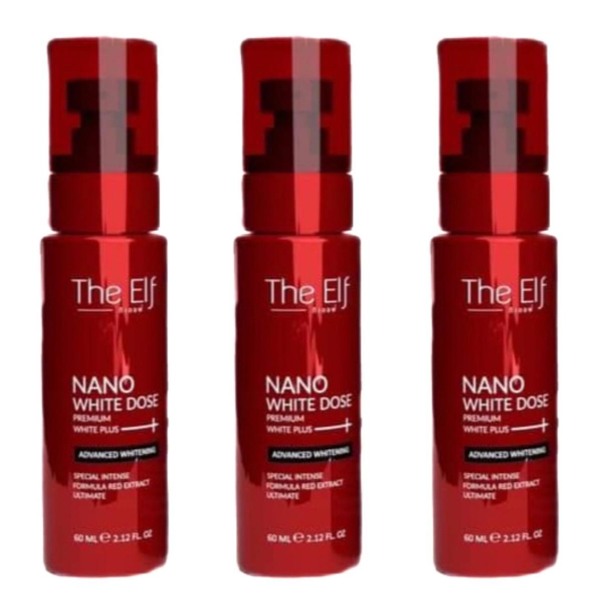 3X New The Elf Nano White Dose Body Serum Red Extracts