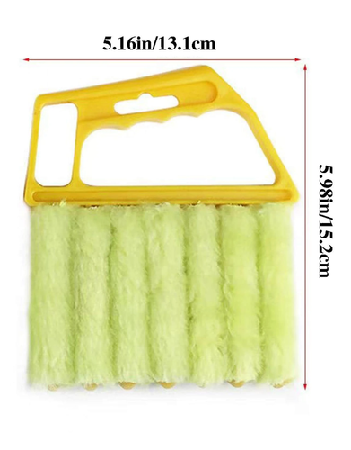 Plastic Shutter Cleaning Brush with Modern Handle Design for Home & Kitchen - Picture 6 of 7