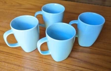 IKEA Coffee Mugs SUSAN PRYKE Powder Blue 365 Series Lot of 4