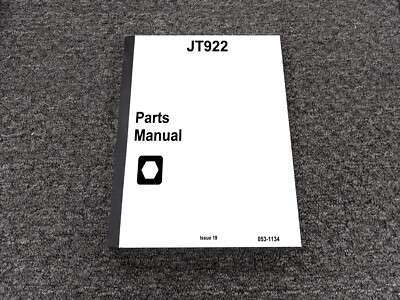 Ditch Witch JT922 Directional Drill Parts Catalog Manual 053-1134