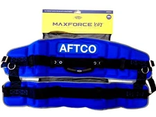 Aftco MaxForce XH1 Stand-Up Fighting Harness HRNSXH1 - BLUE - 30-130 Lb Tackle