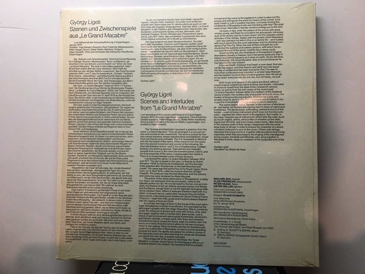 GYORGY LIGETI - Scenes and Interludes ~ WERGO 60 085 {nm orig} w