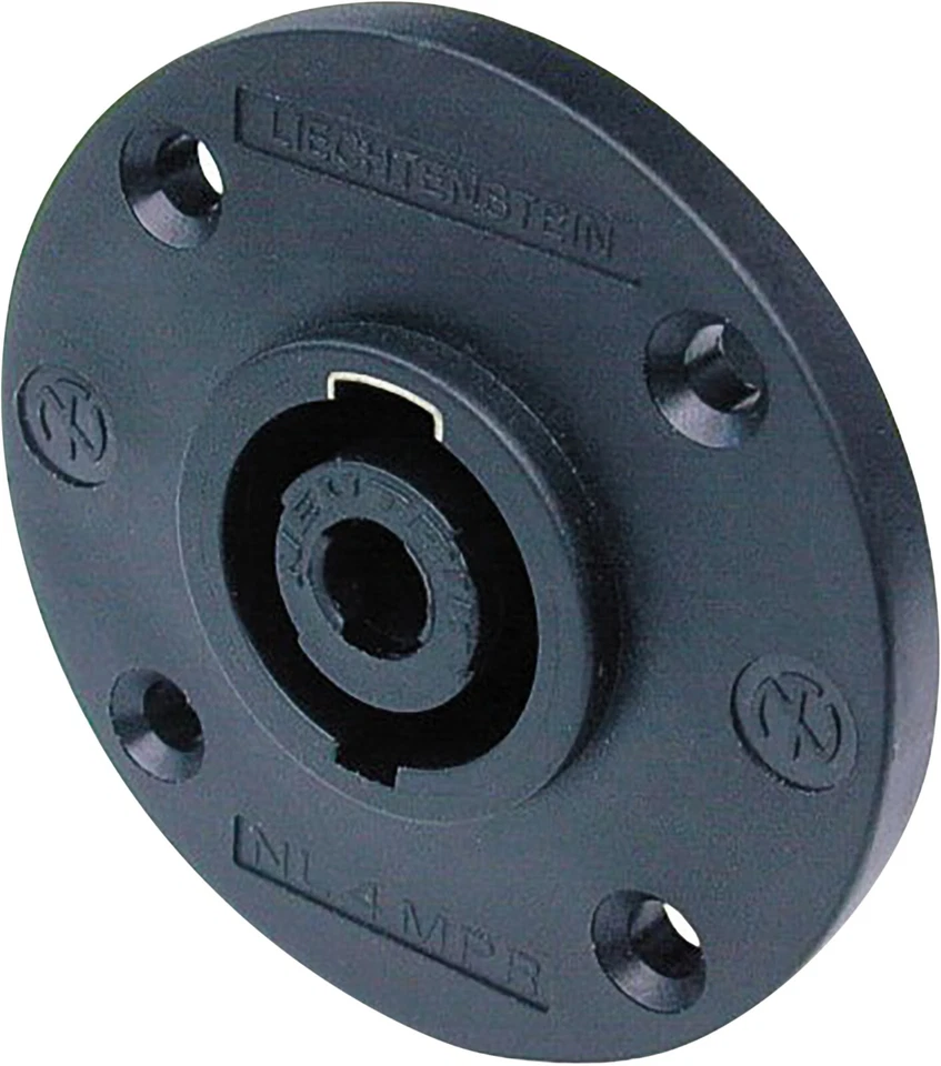 Neutrik NL4MPR 4 Pole Round Speakon Chassis Connector