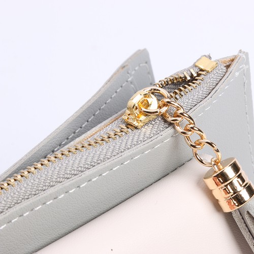 Women Mini Money Clip PU Leather Card Bag Short Wallet Bags Fashion Clutch Bag Q - Bild 17 von 21