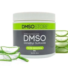 DMSO 70/30 Gel 1 lb. w/Aloe Vera Super Biologic 99.995% Low odor Pharma Grade
