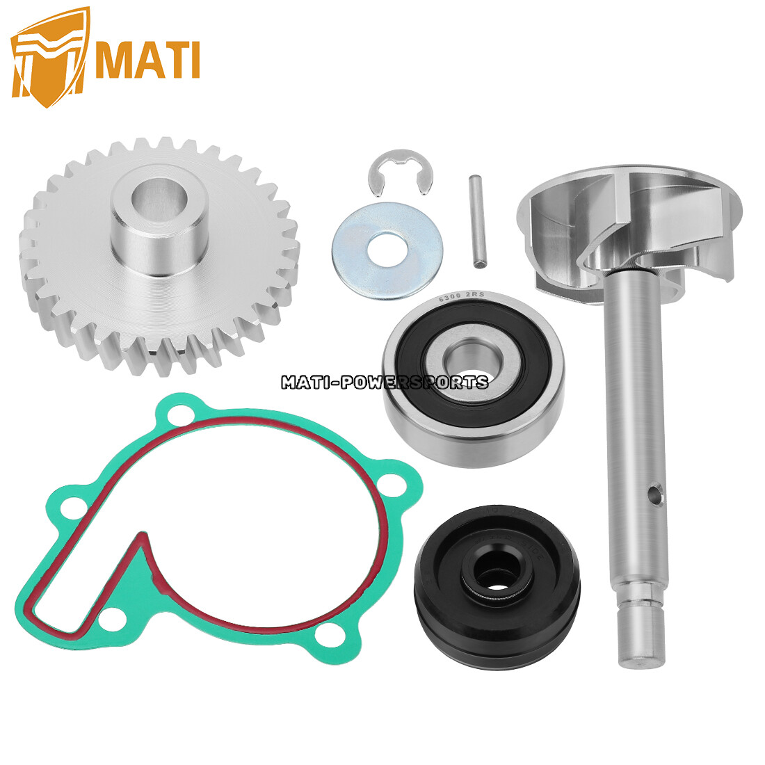 Yamaha Banshee MOTO1988 Water Pump Seal Rebuild Kit Bearing O RING For Yamaha Raptor 660 660R YFM660R 2001 2002 2003 2004 2005 11H 12438 10 00 Gear Pump - Foto 3