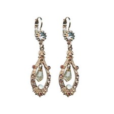 Mariana Earrings Elegant Clear, White Opal, Smoked Topaz  Champagne Austrian...