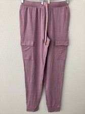 Koolaburra by UGG Brushed French Terry Joggers - Elderberry sz Small A471742