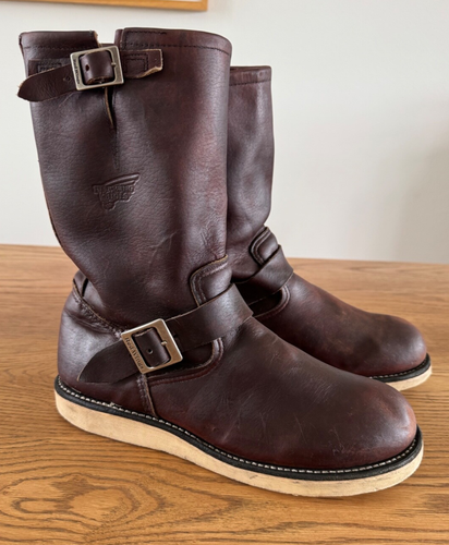 Bottes Red Wing Engineer 2970 - Cuir Marron 11 Pouces - Taille US 8D / EU 41