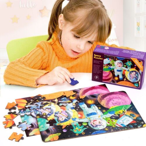 60Pcs/box Paper Kids Puzzle Toy Fruit  Interesting   Early Education Toy - Picture 1 of 20