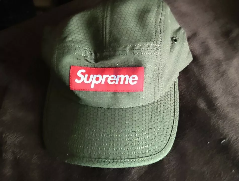Supreme Honeycomb Ripstop Camp Cap Olive FW20 Made With Kevlar | eBay