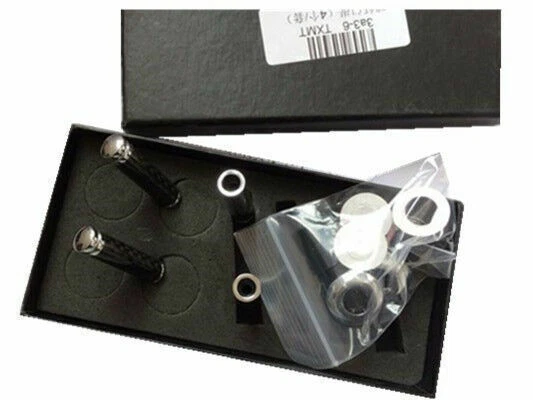 4 Piezas Fibra de Carbono Coche Camión SUV Interior Cerradura Puerta Perilla Pasadores Manijas Universal Foto 3 de 4