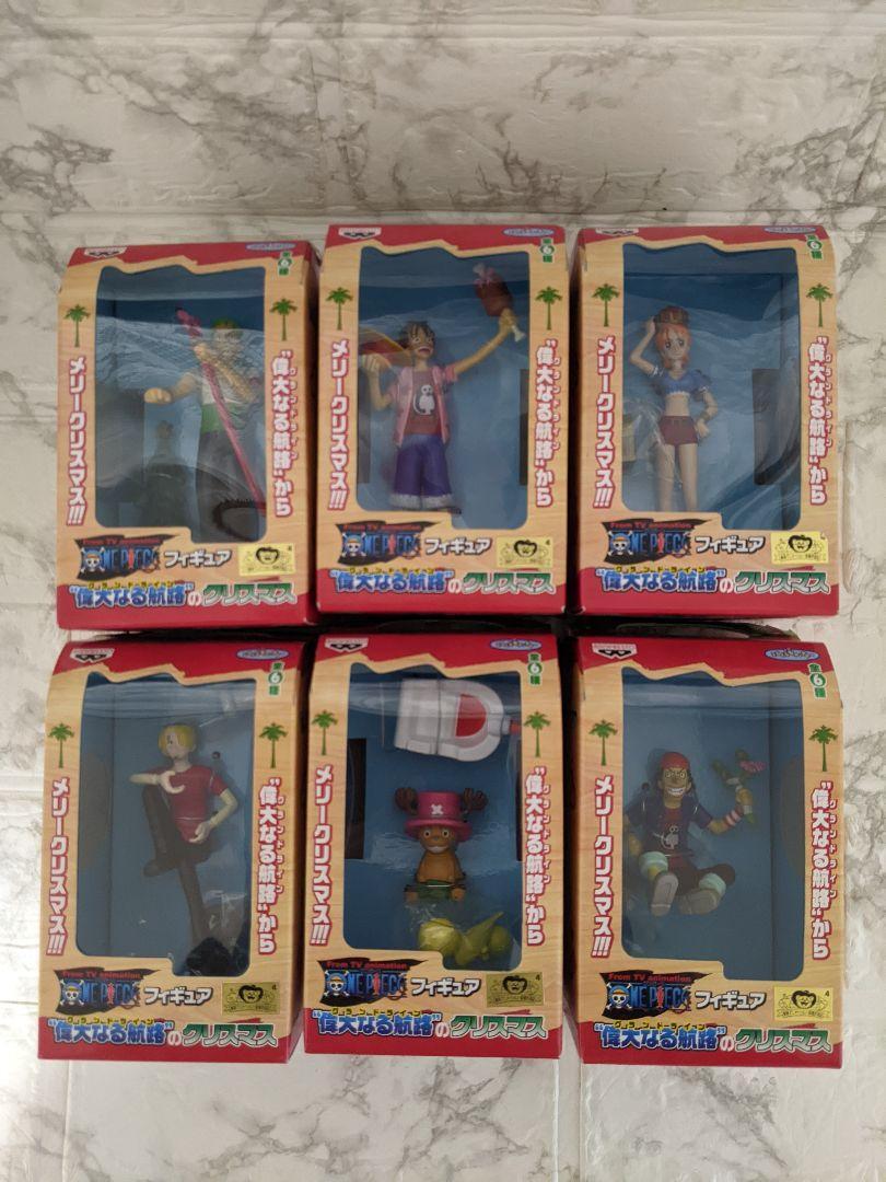 One piece Christmas Grand Line Figure 6 sets Complete Luffy