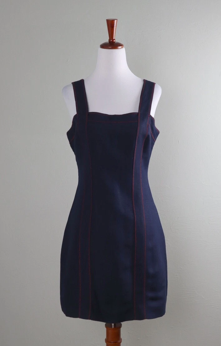 clinton in blue dress portrait AJAX SCALLOP ELECTRIC BLUE DRESS  Silk-kw.com
