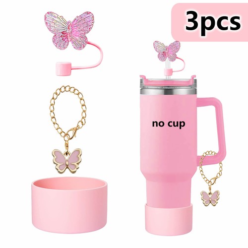 3Pcs Accessories Set for Stanley Cup 30 40oz Insulated Sleeve 10mm Travel Cup - Picture 4 of 22