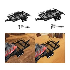 RC Anhänger mit Hakenkupplung Doppelachse Zubehör Professioneller